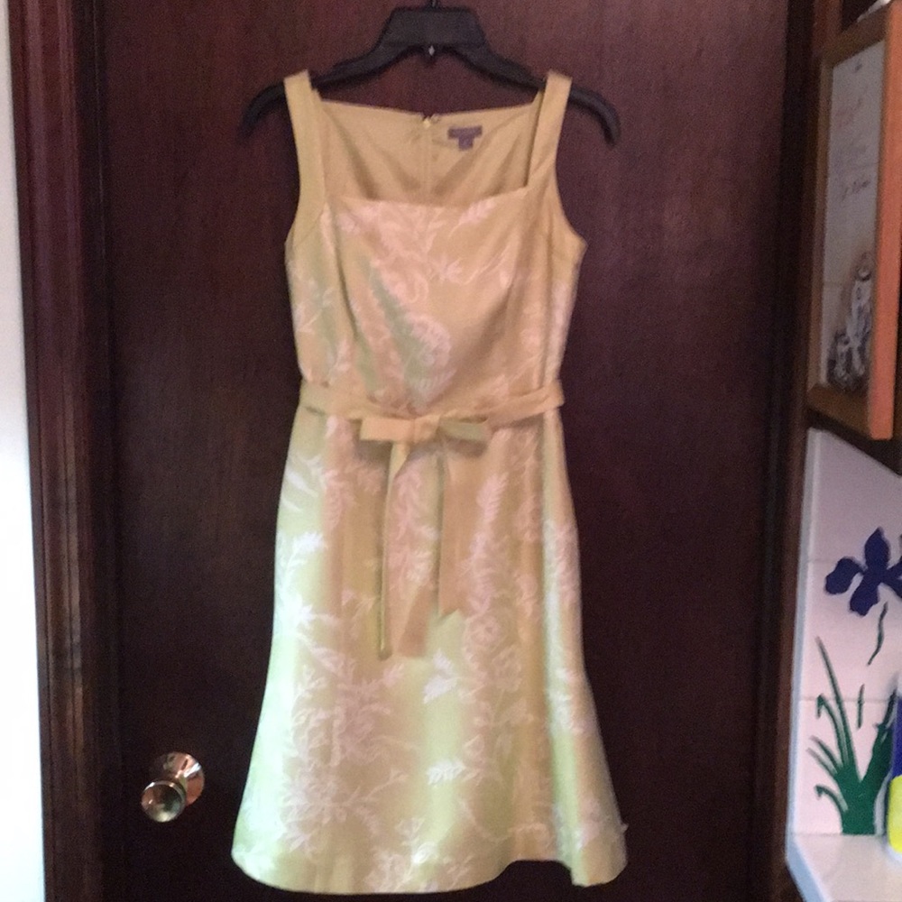 Ann Taylor silk floral print dress